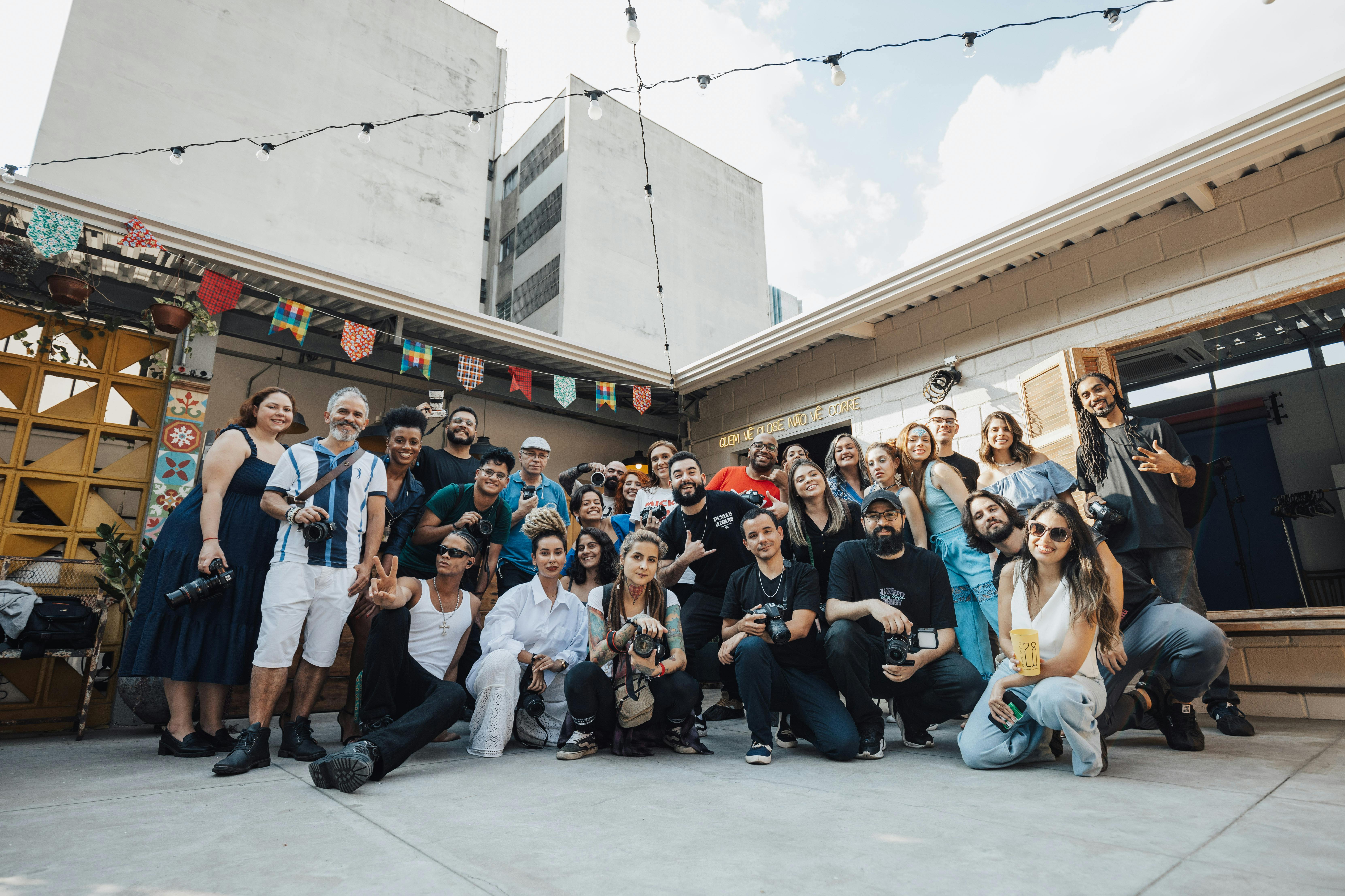 The VideoRep team on set